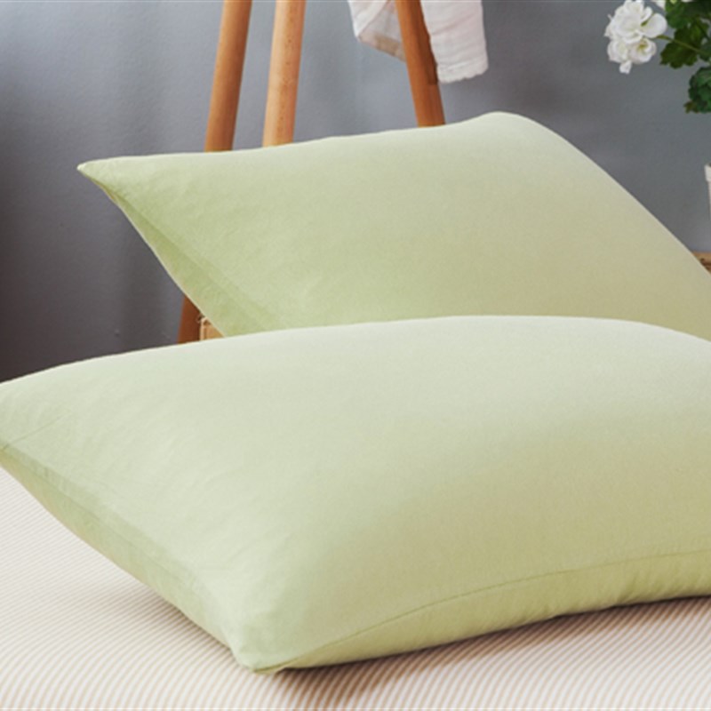 天竺针织棉枕套48*74cm包邮枕头套全棉一只成单人枕学生纯棉定制