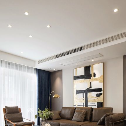 led筒灯散光超薄嵌入式4寸5寸6寸商用照明工程吊顶圆形孔灯天花灯