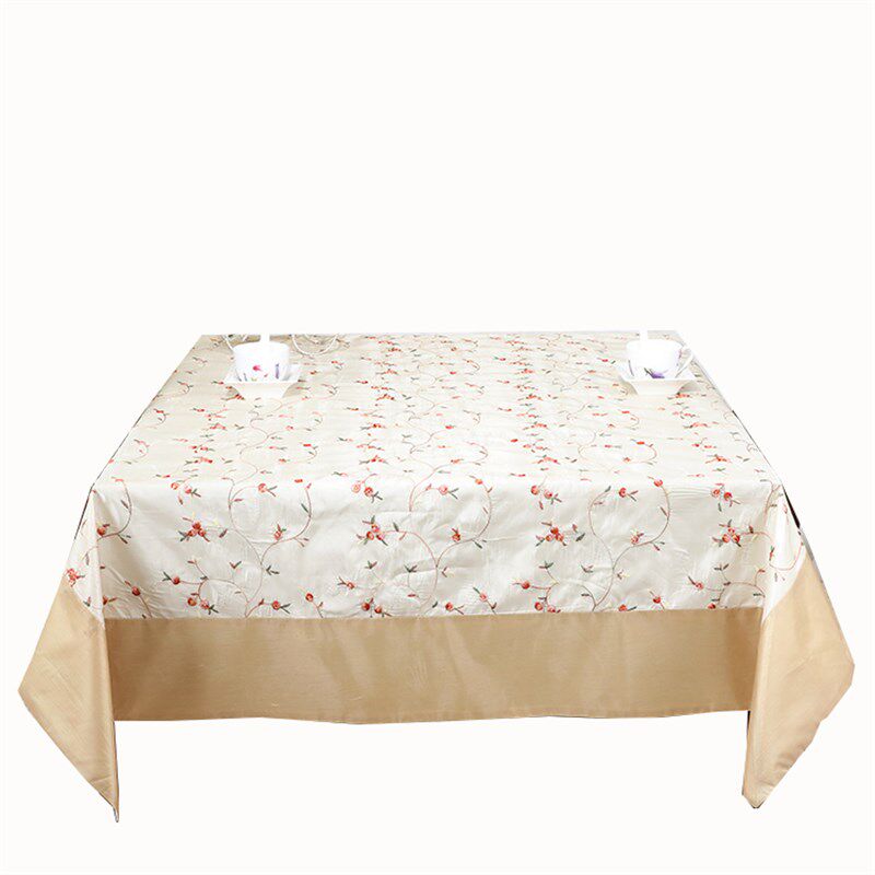 新中式简约欧式田园餐桌布时尚长方形茶几布电视柜盖布台布餐桌垫