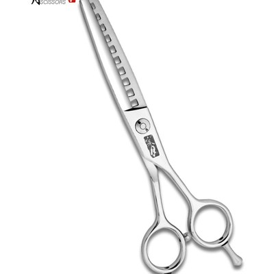 寒月美发剪刀鱼骨齿打薄剪男发牙剪正逆刃无痕削发剪去大发量牙剪