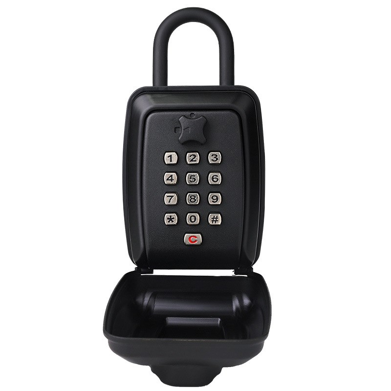 免打孔户外花园酒店民宿工地装修钥匙收纳盒挂式密码钥匙盒