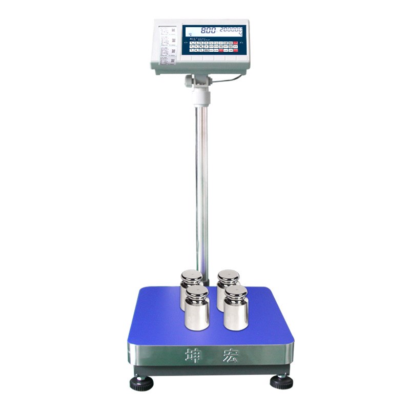 坤宏HTW-CP计数内置不干胶标签打印秤条码秤台秤可下载物料带PLU