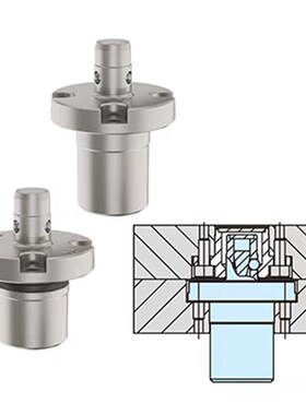 气动柔性定位器定位销 AMWF18L AMWF26L-4S-G BLL47 BLL48-24-32