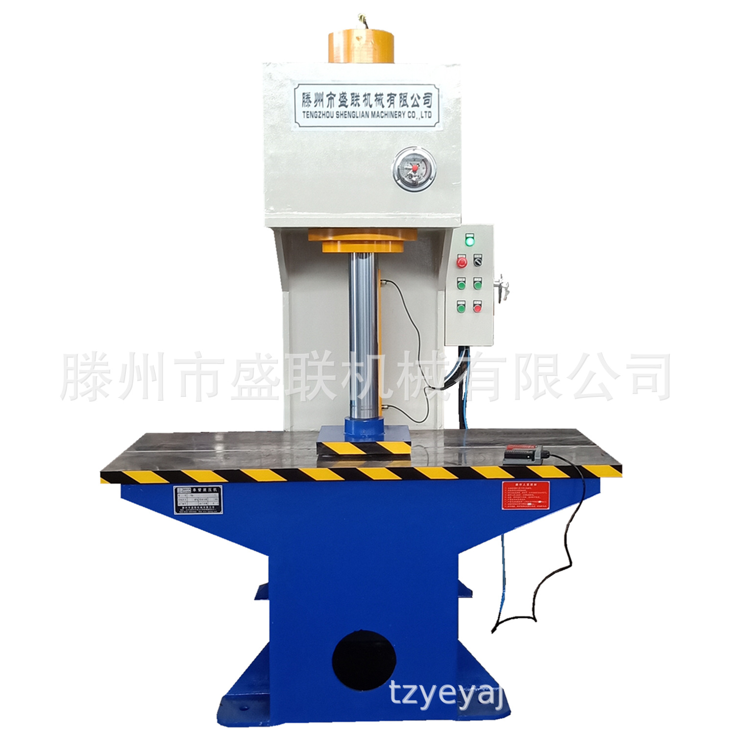 单臂液压机单柱液压机单臂压力机可定制吨数工作台滕州盛联机械