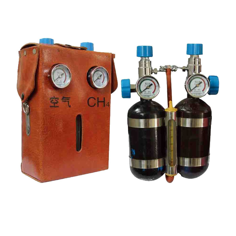 AP5甲烷传感器校验仪 煤矿0.3L甲烷传感器校验仪甲烷空气两瓶/组