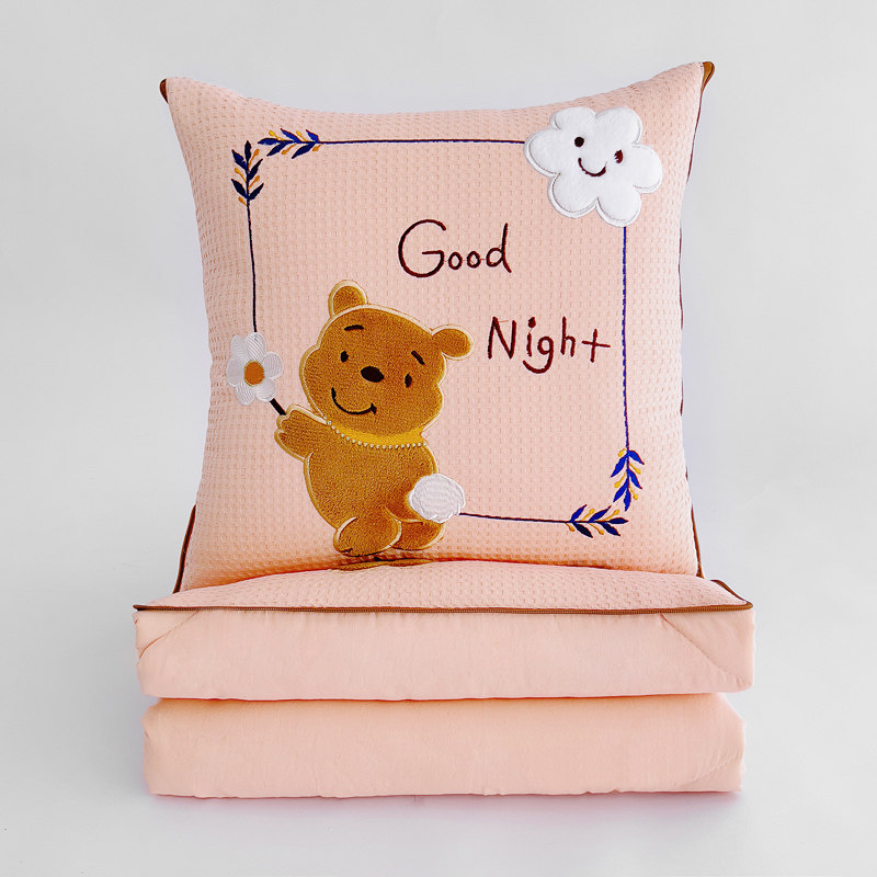 纯棉两用抱枕被子卡通汽车靠垫二合一幼儿园沙发办公室午睡小被子,居家布艺,抱枕被,淘宝优惠券,粉丝福利购,淘宝优惠卷