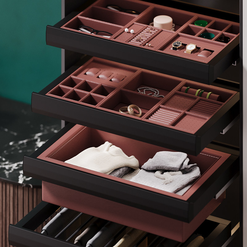 衣柜拉篮可伸缩多功能裤架滑轨家用衣帽间抽拉五金配件皮革首饰盒,基础建材,柜内裤架,淘宝优惠券,粉丝福利购,淘宝优惠卷