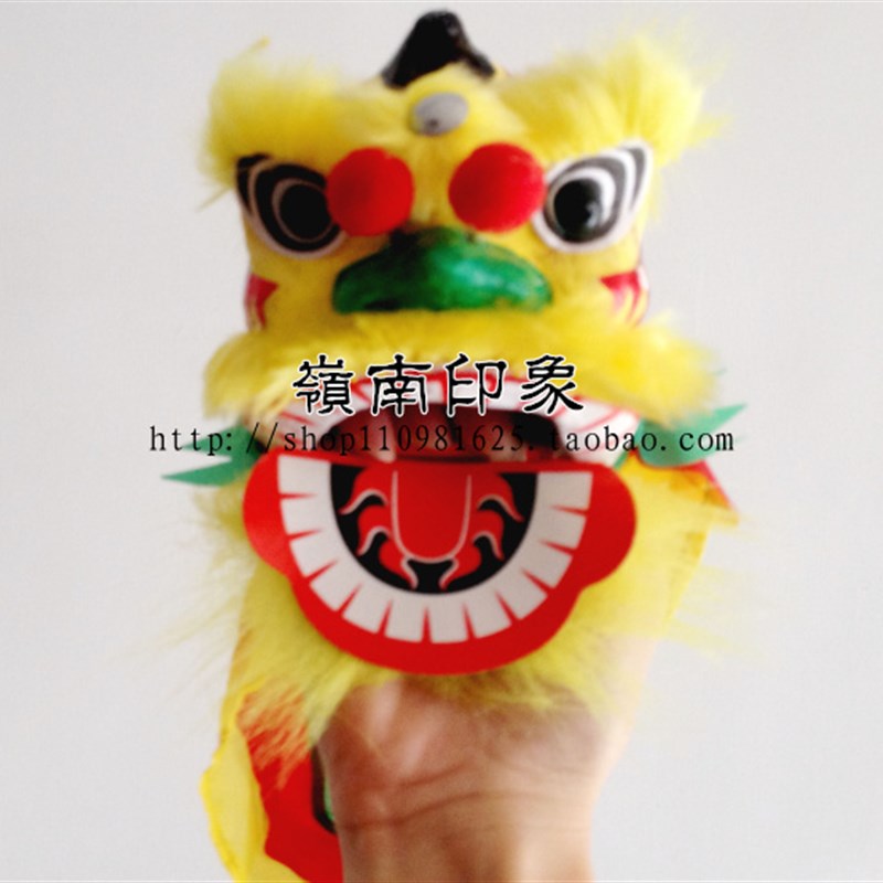 醒狮摆件微型小舞狮子南狮头迷你家居国风工艺品新年春节装饰礼物