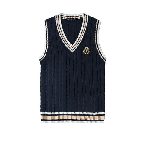 结婚证件照衣服服装学院风结婚照情侣装登记马甲针织毛衣背心领证