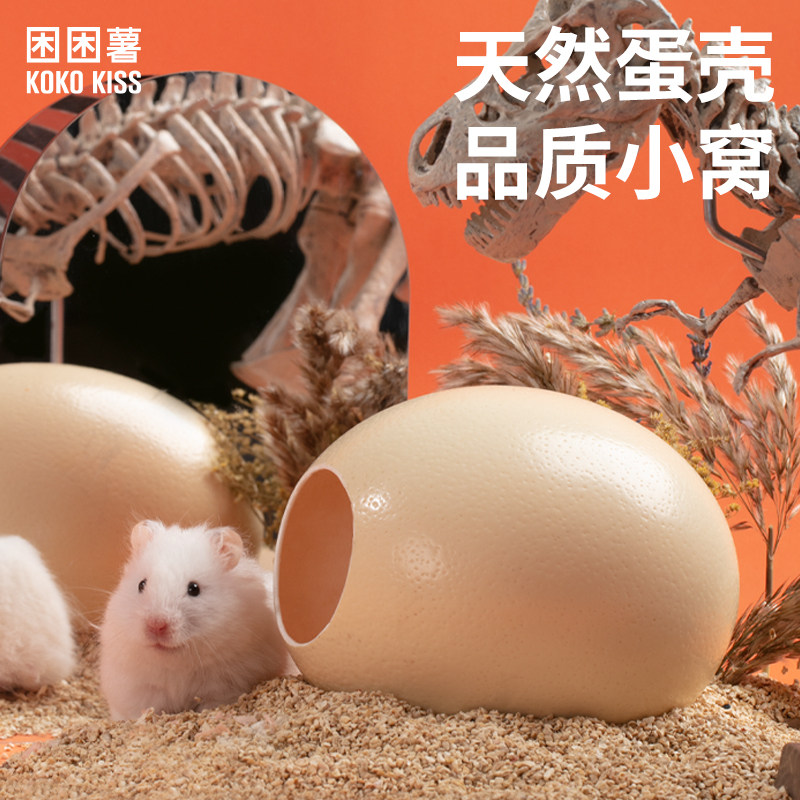 困困薯蛋壳窝侏罗纪仓鼠造景自然风仓鼠陶瓷窝躲避屋,宠物/宠物食品及用品,窝,淘宝优惠券,粉丝福利购,淘宝优惠卷