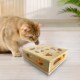 猫玩具迷宫盒子猫铃铛实木自嗨解闷玩具益智游戏猫咪轨道球猫抓板