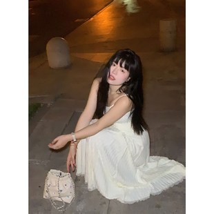 米米子微胖大码胖mm丁达尔效应甜美可爱百搭气质提花连衣裙春