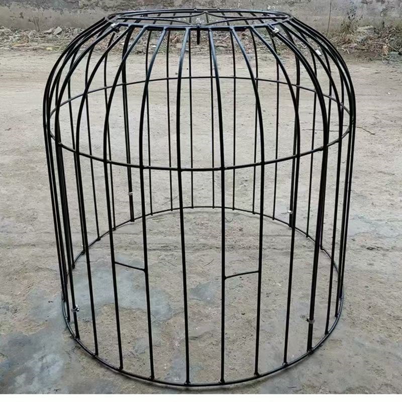 斗鸡笼子可折叠斗鸡罩笼斗鸡铁笼子加粗斗鸡手提笼鸡笼大号铁笼子