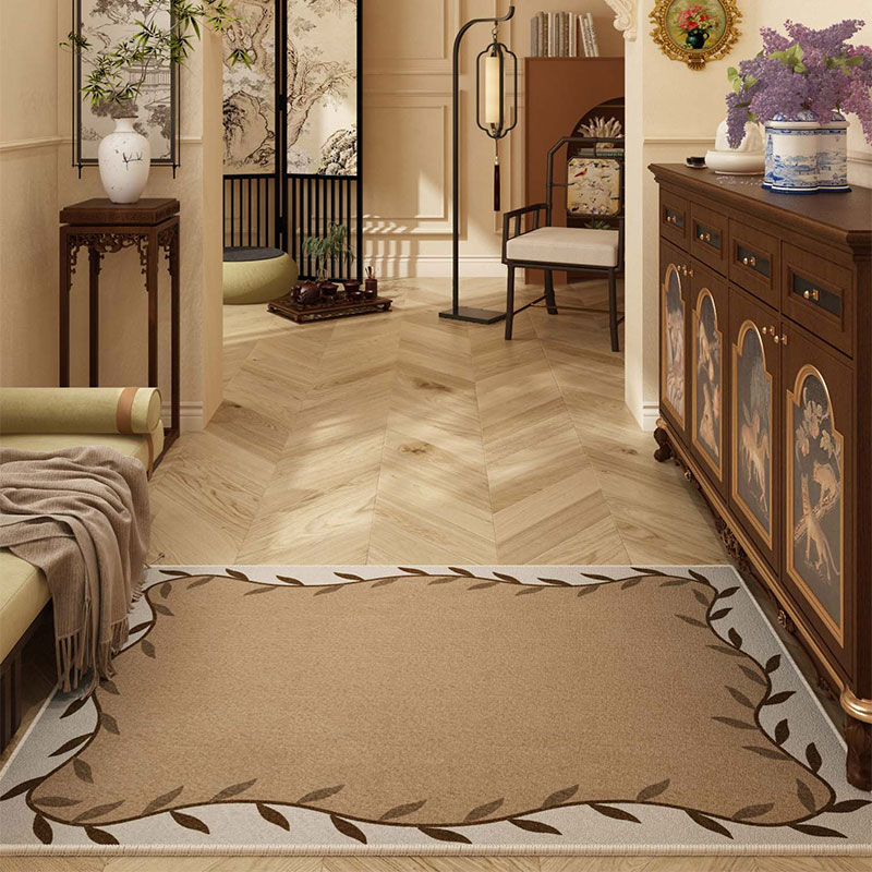 美式中古入户地垫进门可擦免洗玄关门垫室内门口门外地毯防滑脚垫