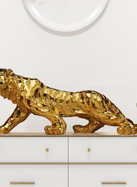 加大号老虎办公室摆件店铺公司开业送礼礼品客厅电视柜酒柜装饰品