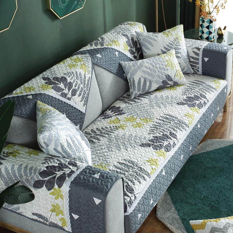 轻奢高级感沙发垫纯棉2025新款四季通用防滑坐垫子套罩流行盖布巾,居家布艺,沙发垫,淘宝优惠券,粉丝福利购,淘宝优惠卷