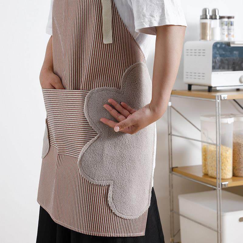 牛津布时尚男女日式可爱可擦手围裙家用厨房炒菜做饭防水防油污罩,家庭/个人清洁工具,围裙,淘宝优惠券,粉丝福利购,淘宝优惠卷