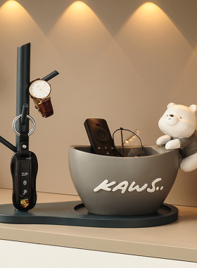 入户鞋柜玄关钥匙置物架收纳摆件门口客厅家居装饰品乔迁新居礼品