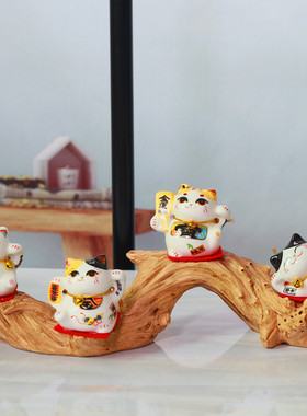 五福财神爷招财家居客厅酒柜汽车摆件办公室结婚新婚开业乔迁礼品