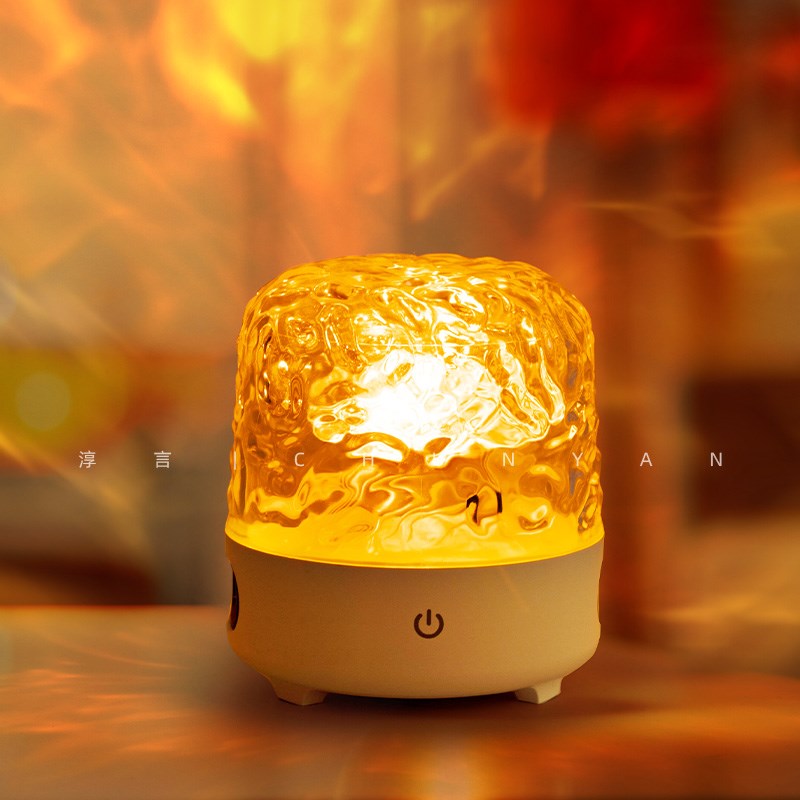 氛围灯蓝牙音箱水波纹浪漫插电遥控小夜灯卧室梦幻星空床头投影灯