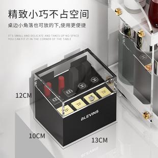 娇兰口红收纳盒ins风小型精致长管唇釉亚克力桌面整理盒防尘带盖