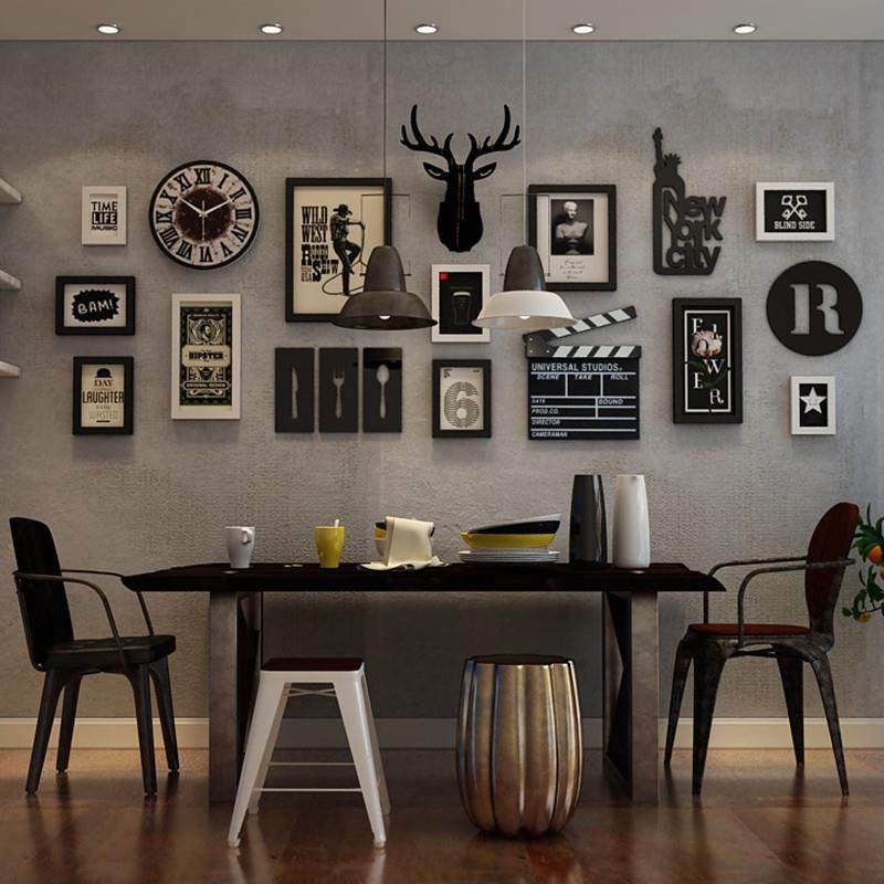 客厅挂画轻奢黑白ins风沙发背景墙装饰画新款餐厅卧室墙面壁画,家居饰品,现代装饰画,淘宝优惠券,粉丝福利购,淘宝优惠卷