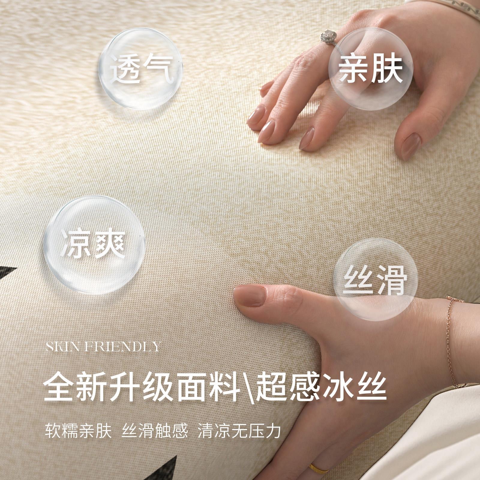 地毯客2026新凉席夏季免洗xlxdt888厅擦轻奢高级卧室冰丝中古款沙