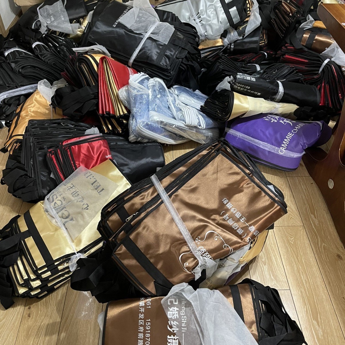 S588婚纱防水防尘罩箱子加大收纳包防尘袋礼服秀禾大号袋子印字