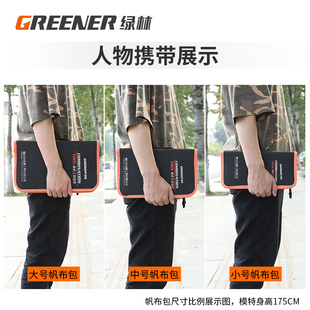 绿林工具包工具袋小号电工工具包大加厚帆布包工作包