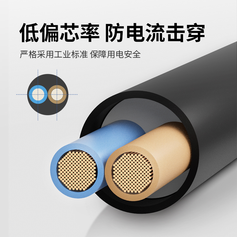 南洋RVV铜芯电线2芯 3芯 2.5 4 6平方0.75充电桩三相护套软电缆线