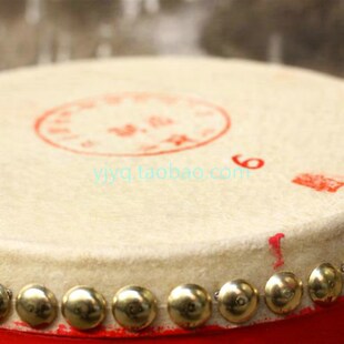 江西中高音扁鼓红鼓 头层牛皮鼓战鼓 道士鼓道场法事鼓 寸寸寸