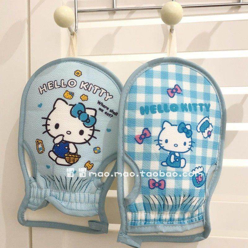 蓝色kitty可爱搓澡巾搓泥神器女士专用洗澡巾不伤皮肤沐浴洗澡,家庭/个人清洁工具,搓澡巾,淘宝优惠券,粉丝福利购,淘宝优惠卷