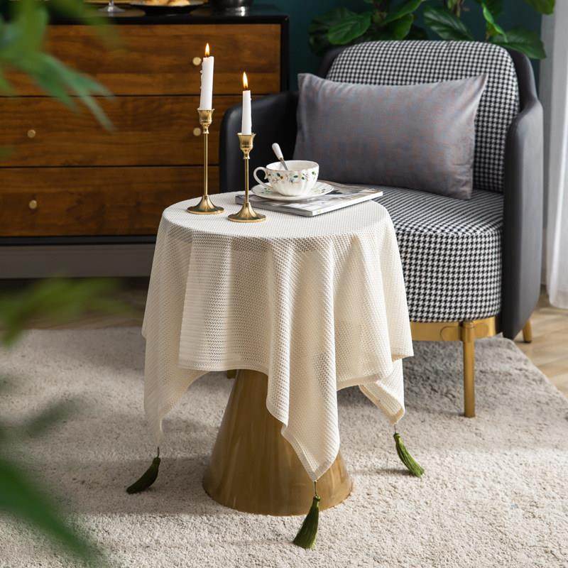 法式轻奢氛围感ins风奶油白色高级户外蕾丝圆桌茶几桌布盖布台布,居家布艺,桌布,淘宝优惠券,粉丝福利购,淘宝优惠卷