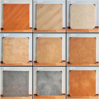 美式田园仿古砖600X600带角花客餐厅防滑地砖法式田园复古砖瓷砖