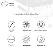 Dent孔on无品牌 Dc101员3三孔三针文件装 订机手册凭证财务会计人