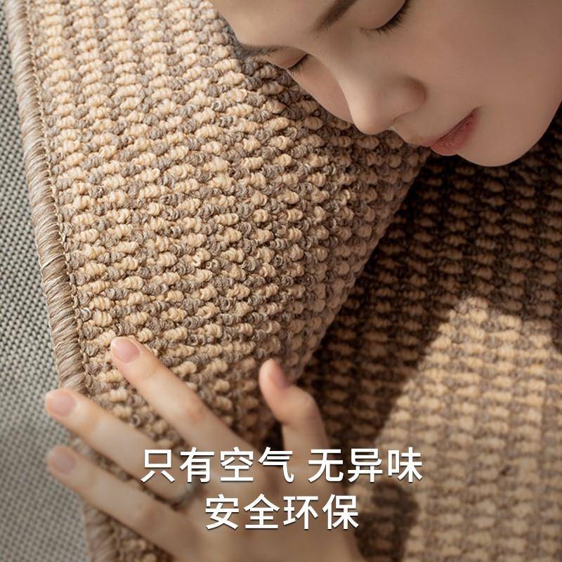 毯客款厅2025新剑麻卧室满铺双色剑麻地垫办仿公地室大面积高级耐