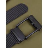 君克潮新金款 帆布皮带百搭流透洛气户外合扣ZXW头腰 战术腰带男士