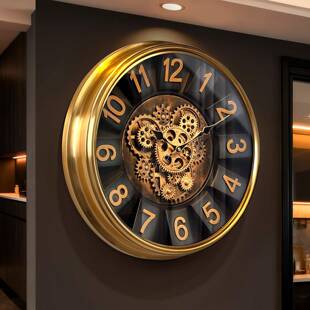 挂钟客厅高级感创艺术轻奢时钟用静音025新款LMY-HSG8大意气挂2墙