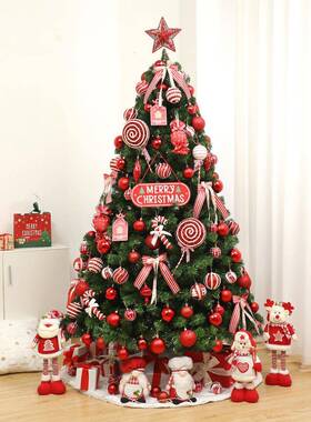 新摆款圣诞树装A款圣诞饰家用餐豪华高级感加密s1.5/1.8套/2in风