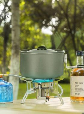 炉炉具户外便携式灶具三头炉野炉炊营露防头风BLR1109头野营猛火