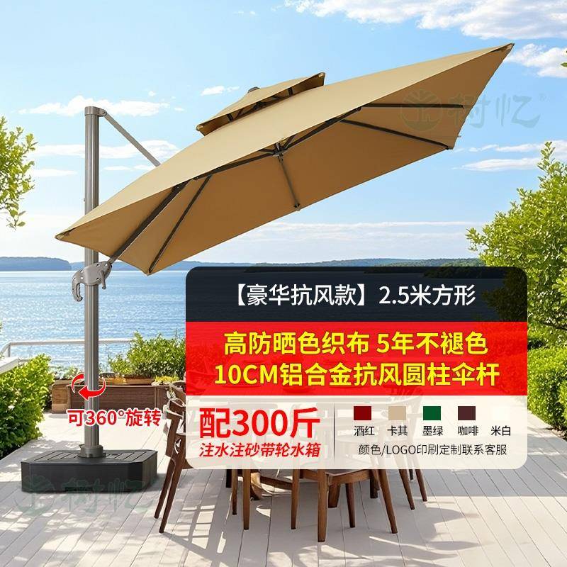 遮外SY-42568阳伞户台伞庭院伞别墅花园露大遮阳伞棚用摆摊室外商