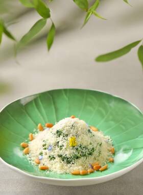 饭荷叶盘饭厅酒式店盘子日LVJ冷菜商用凉菜餐盘店摆炒菜盘特色碟