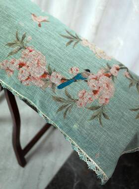 筝盖布古琴防尘罩罩中987国风古水墨禅意轻纱筝古罩钢琴盖乐器定