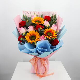 彷真花束成品大手捧束GUP花永生颁奖舞台献花教交车花拍照师节绢