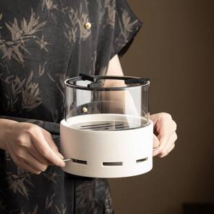 可观火碳炉煮茶器围炉月隐观火壶梁月隐观火碳水炉提壶钛烧壶家用