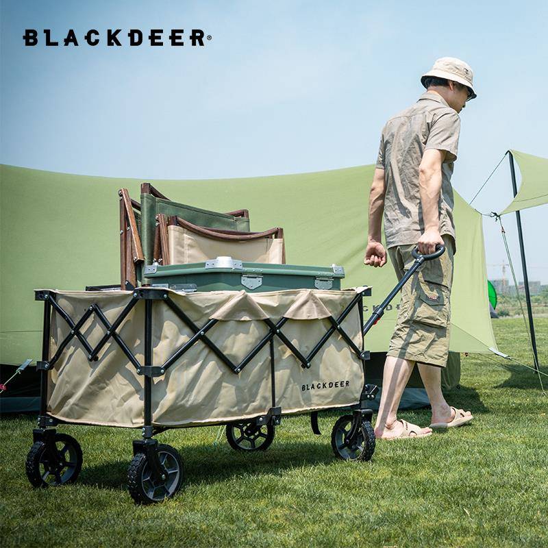 物户外8.4营地车便携小折叠车自钓鱼野餐车四轮手拉车购驾车推车