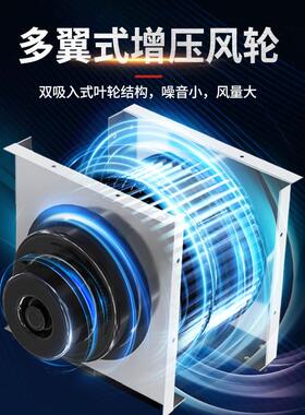 超音管道排风机强力风静机商用直流送UNE风机换气扇道抽风机新管