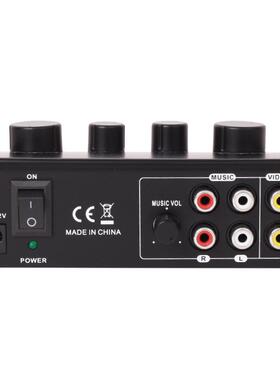混音器器家用卡拉OK庭效果XVL器电视外K歌音器器混混音器家K歌户