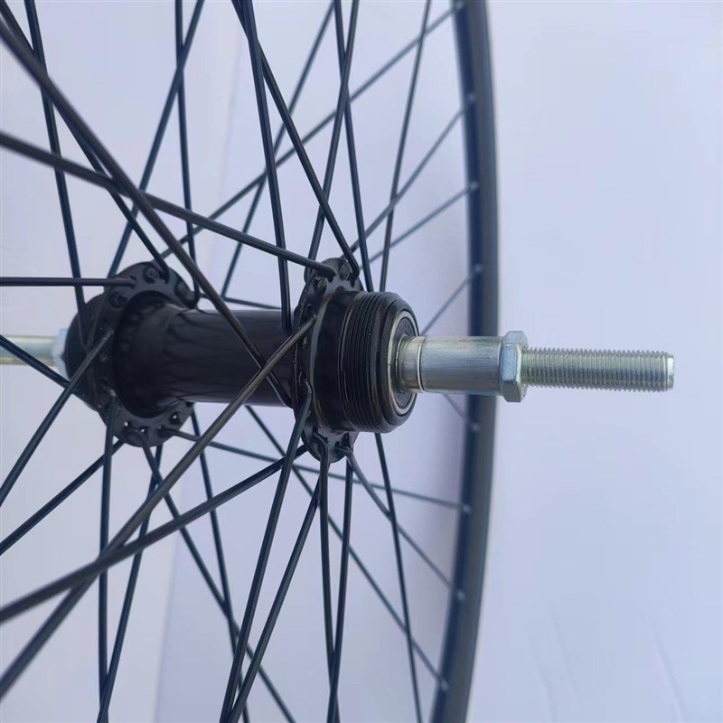 适用捷安特700c23/25/28公路旋行车轮组V碟W两用培林自式铝