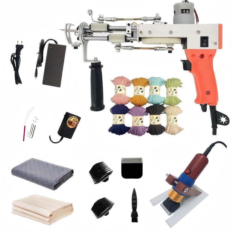 手持地毯织枪电枪二合一厂家tuftinggun簇绒枪套装